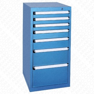 Armoire à tiroirs KOB - 7 tiroirs de 9 compartiments