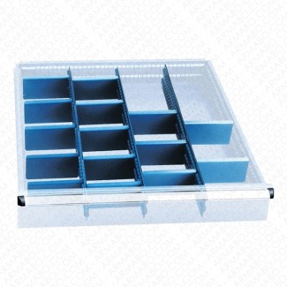 Rangement tiroir H125 pour JET - 19 compartiments