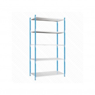 Étagère métallique Agria 5 tablettes - Kit départ C6L