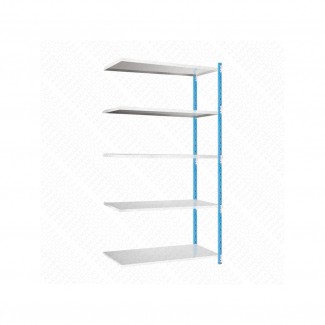 &Eacute;tag&egrave;re m&eacute;tallique Agria 5 tablettes - Kit suivant C6L