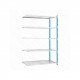 Étagère métallique Agria 5 tablettes tubulaires - Kit suivant E4P