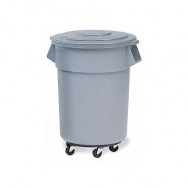 Conteneur à déchets blanc - 75 litres