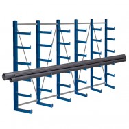 Cantilever 1 face - 6 bras X 6 montants