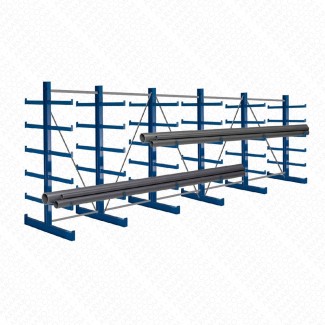 Cantilever 2 faces - 6 bras X 6 montants