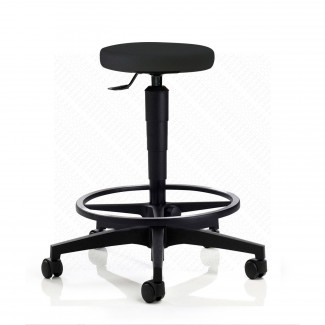 Tabouret assis debout haut - Tissu