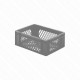 Bacs plastique gerbables 13L - 20KG - Lot de 4