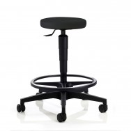 Tabouret assis debout mobile haut - Tissu