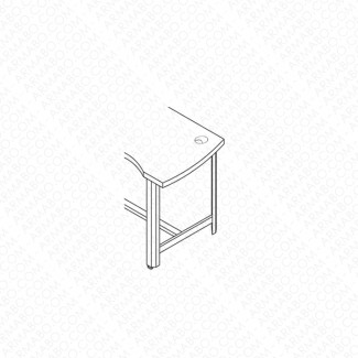 Passe-câble gauche Passe-câble gauche