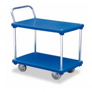 Chariot plastique 2 plateaux - 200KG