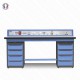 Établi électrotechnicien 2 caissons pieds - Stratifié
