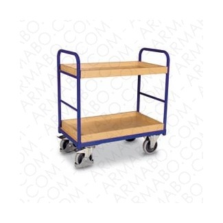 Chariot de transport 250KG - 2 bacs