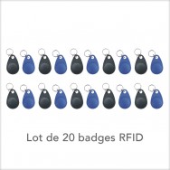 20 badges RFID