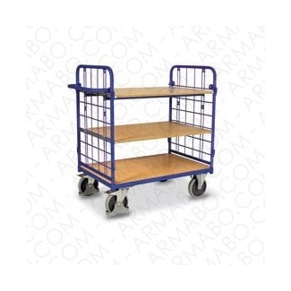 Chariot de transport 500KG - 2 ridelles 3 plateaux