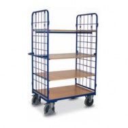 Chariot de transport 500KG - 2 ridelles 4 plateaux