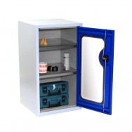 Armoire basse Armabo 1 porte transparente