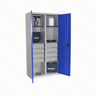 Armoire haute forte charge Armabo - 8 tiroirs