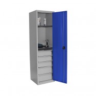 Armoire haute forte charge Armabo - 5 tiroirs