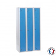 Vestiaire industrie propre 3 colonnes Armabo