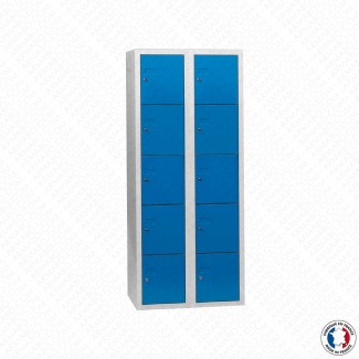 Casiers métalliques 10C. larges PRO Armabo