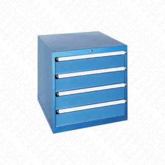 Armoire à tiroirs JET - 4 tiroirs identiques de 26 compartiments